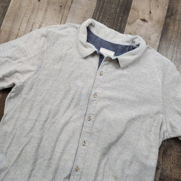 Carbon2Cobalt Other - Mens Carbon 2 Cobalt size XL Textured Waffle Knit Cotton Polyester Polo Shirt